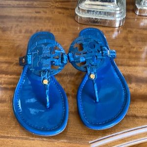 Tory Burch royal blue Miller sandal